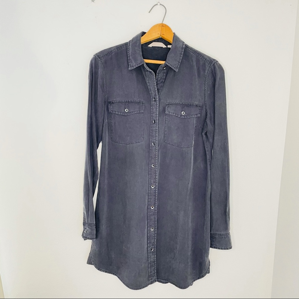Chambray Shirt Dress